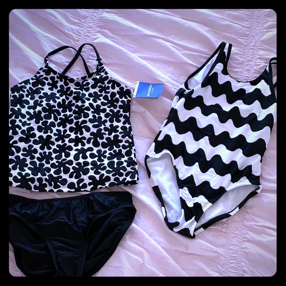 2 Marimeko bathing suits